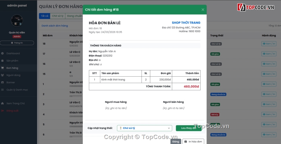 web,web bán quần áo,bán quần áo